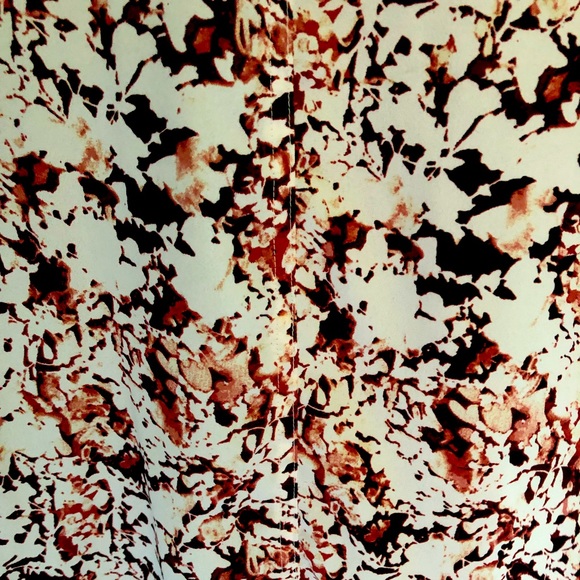 The Limited blouse with cream/brown color in design, size XS - Picture 2 of 3